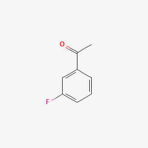 Chemical structure of 3-Fluoroacetophenone