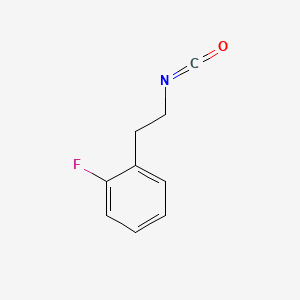 Chemical structure of 2-Fluorophenethyl isocyanate