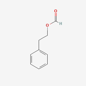 Chemical structure of 2-Phenylethyl formate