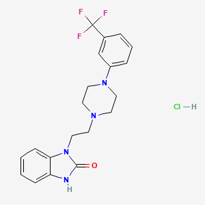 Chemical structure of Flibanserin Hydrochloride