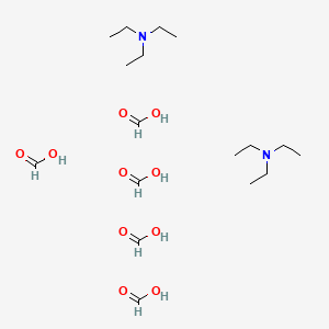 Chemical structure of Formic acid--N,N-diethylethanamine (5/2)