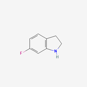 Chemical structure of 6-Fluoroindoline