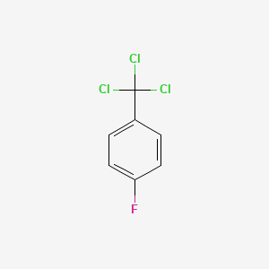 Chemical structure of 4-Fluorobenzotrichloride
