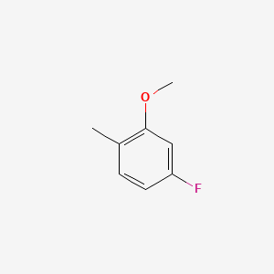 Chemical structure of 5-Fluoro-2-methylanisole