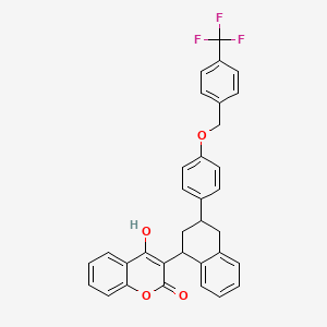 Chemical structure of Flocoumafen