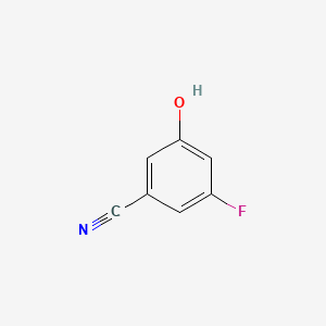 Chemical structure of 3-Fluoro-5-hydroxybenzonitrile