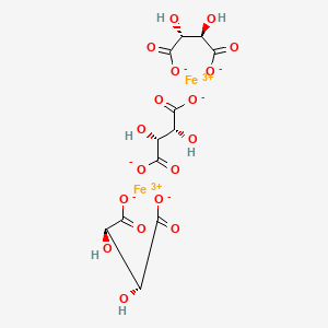 Chemical structure of Ferric tartrate
