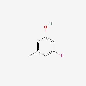 Chemical structure of 3-Fluoro-5-methylphenol
