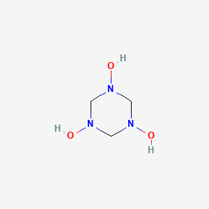 Chemical structure of Formaldoxime trimer hydrochloride