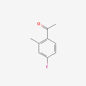Chemical structure of 4′-Fluoro-2′-methylacetophenone
