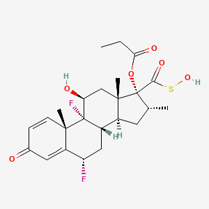Chemical structure of Fluticasone 17β-Carbonylsulfenic Acid 17-Propionate