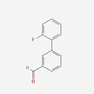 Chemical structure of 2′-Fluorobiphenyl-3-carbaldehyde