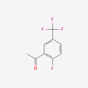 Chemical structure of 2′-Fluoro-5′-(trifluoromethyl)acetophenone