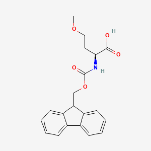 Chemical structure of Fmoc-O-methyl-L-homoserine