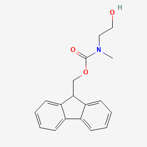 Chemical structure of Fmoc-Sarcosinol