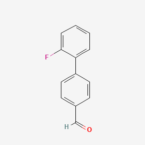 Chemical structure of 2′-Fluorobiphenyl-4-carbaldehyde