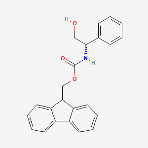 Chemical structure of Fmoc-L-Phenylglycinol