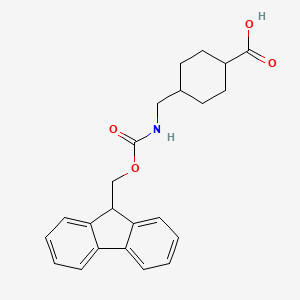 Chemical structure of Fmoc-4-Amc-OH