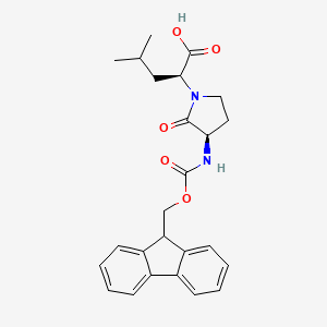 Chemical structure of Fmoc-Freidinger′s lactam