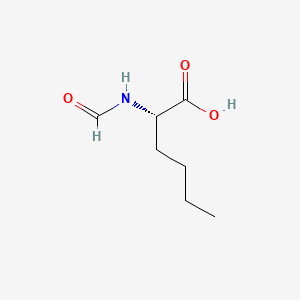 Chemical structure of For-L-norleucine