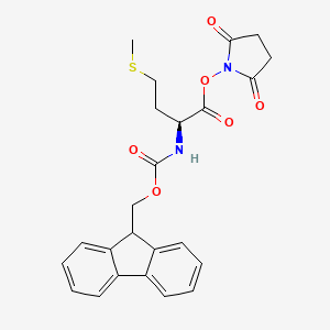 Chemical structure of Fmoc-L-Met-OSu