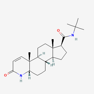 Chemical structure of 5β-Finasteride