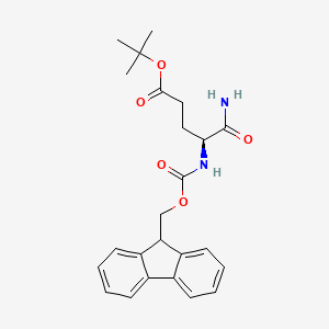 Chemical structure of Fmoc-L-Glu(tBu)-NH2
