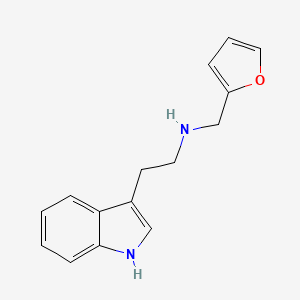 Chemical structure of Furan-2-ylmethyl-[2-(1H-indol-3-yl)-ethyl]-amine
