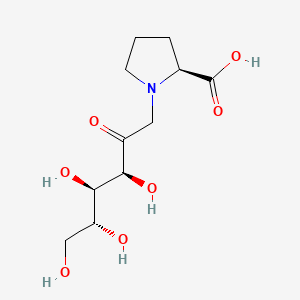 Chemical structure of Fructose-proline