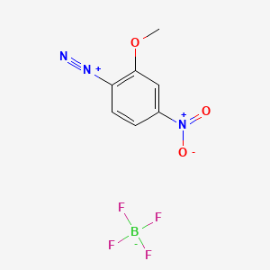 Chemical structure of Fast red B tetrafluoroborate salt