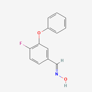 Chemical structure of 4-Fluoro-3-phenoxybenzaldehyde oxime