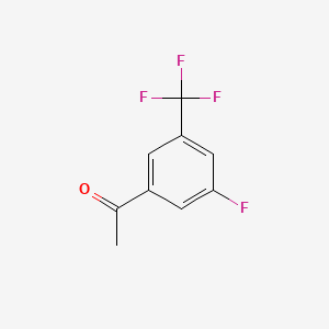 Chemical structure of 3′-Fluoro-5′-(trifluoromethyl)acetophenone