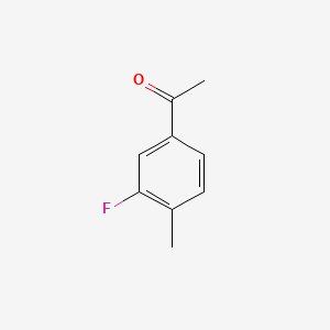 Chemical structure of 3′-Fluoro-4′-methylacetophenone