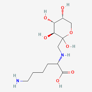 Chemical structure of α-Fructoselysine Dihydrochloride