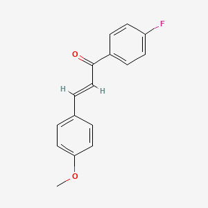 Chemical structure of 4′-Fluoro-4-methoxychalcone