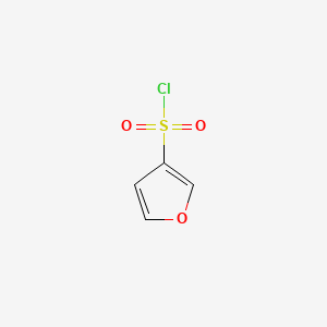 Chemical structure of Furan-3-sulphonyl chloride