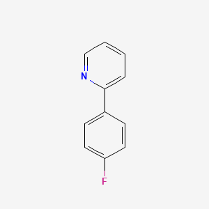 Chemical structure of 2-(4-Fluorophenyl)pyridine