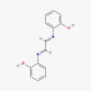 Chemical structure of Glyoxal-bis(2-hydroxyanil)
