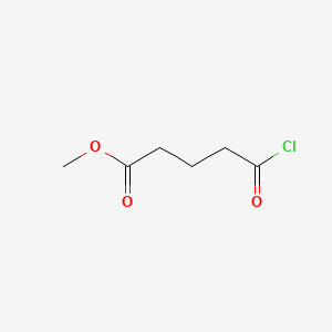 Chemical structure of Methyl 4-chloroformylbutyrate