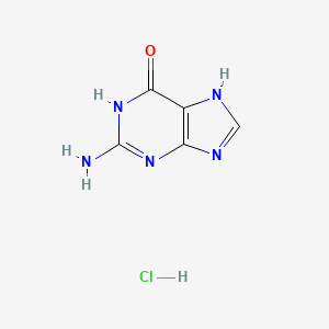 Chemical structure of Guanine hydrochloride monohydrate