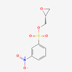 Chemical structure of (R)-Glycidyl 3-Nitrobenzenesulfonate