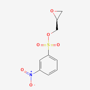 Chemical structure of (S)-Glycidyl 3-Nitrobenzenesulfonate