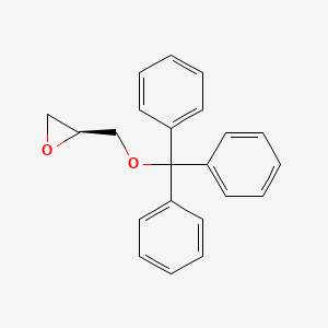 Chemical structure of (S)-Glycidyl Trityl Ether