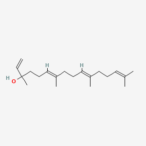 Chemical structure of Geranyllinalool