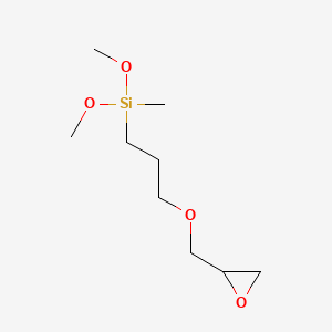 Chemical structure of 3-Glycidyloxypropyl(dimethoxy)methylsilane