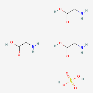 Chemical structure of Glycine Sulfate