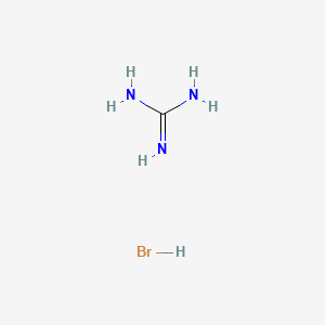 Chemical structure of Guanidinium bromide