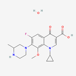 Chemical structure of Gatifloxacin Hydrate