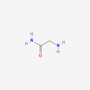 Chemical structure of Glycinamide