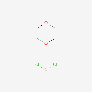 Chemical structure of Germanium dichloride-dioxane